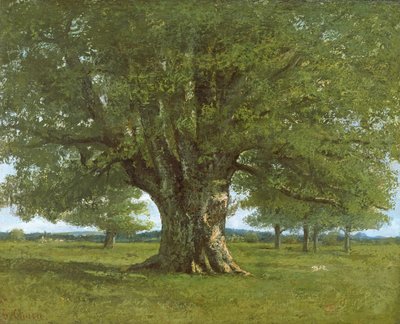 De Flagey Eik, 1864 door Gustave Courbet